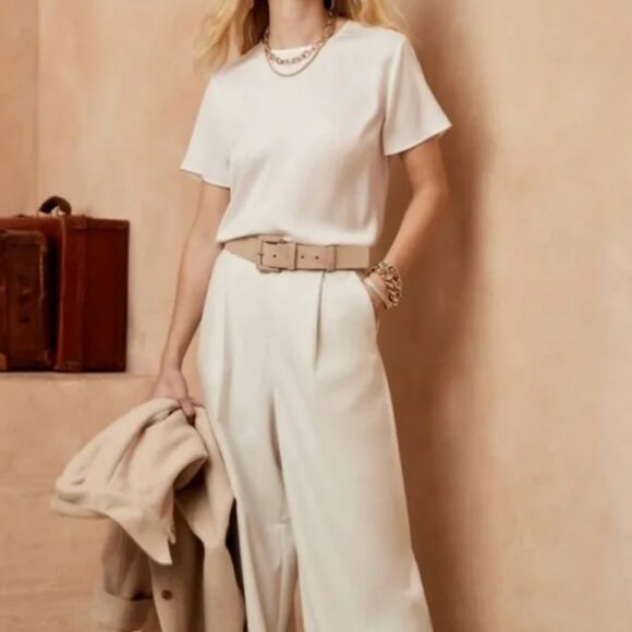 Banana Republic Essential Crew-Neck Top (Dressy) - Picture 1 of 3